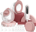 Momcozy Breast Pump V2 Pro Ultra-Lightweight, Hands-Free & Portable Wearable Pump with Upgraded Integrated DoubleFit Flange, Quiet & Leak-Proof Electric Pump, 3 Modes|9 Levels, 17/19/21/24mm MegaBDM