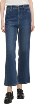 GOELIA Tencel Blend Adjustable Waist Women Wide Leg Jeans MegaBDM