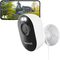 Reolink 4K Security Camera, 2.4/5GHz Wi-Fi 6, Spotlight Color Night Vision, AI Detection, Plug in WiFi CCTV Camera Outdoor 8MP for 24/7 Protection, No Monthly Fees, Weatherproof, Lumus Pro MegaBDM