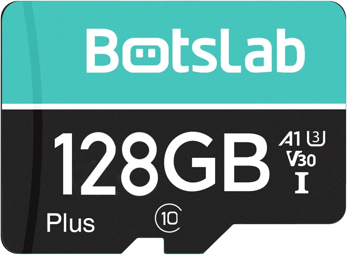 BOTSLAB 128GB Micro SD Card for Dash Cam, High Endurance microSDXC, 4K UHD Recording, Loop Recording Optimised, Compatible with BOTSLAB MegaBDM