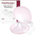 Momcozy Nipple Shield, Floral Contact Nipple Shield for Breastfeeding Moms with Flat or Inverted Nipples, Made Without BPA/BPS (1 Pair, 17mm) MegaBDM