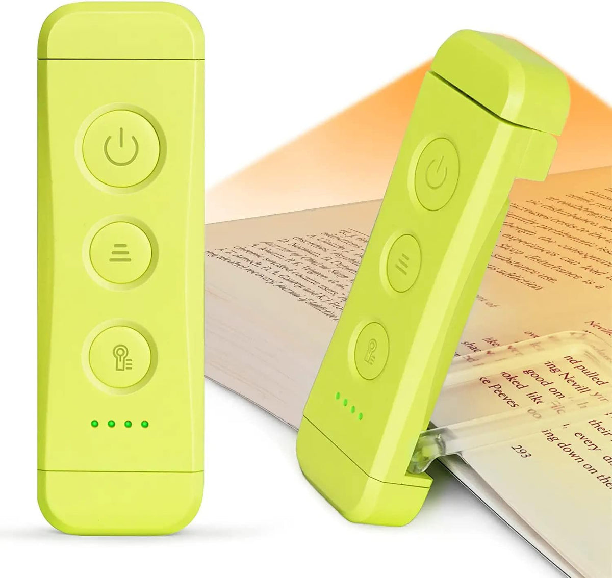 Glocusent Tiny Eye Caring Book Light, Reading Light Up to 80 hrs Runtime | Reading Lights for Books in Bed, 3 Colours 5 Brightness, Lightweight, Flexible, Perfect for Book Lover, Kids, Readers, Travel MegaBDM