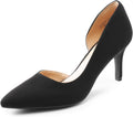 DREAM PAIRS Women's Dress High Heels Pumps Closed Pointed Toe Stiletto D'Orsay Shoes for Wedding Party MegaBDM