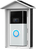 Solar Charger Compatible with Ring Video Doorbell (2020 Release), Battery Powered Video Doorbell(J7,J7Plus,J9,J9Plus,J10,J10Plus) and Security Camera (with Micro USB Port), Solar Waterproof Charge MegaBDM