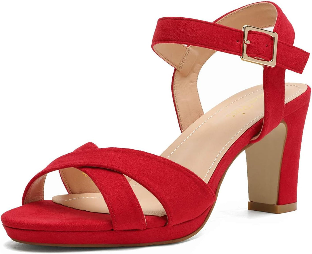 DREAM PAIRS heeled sandal Ice 1 womens MegaBDM