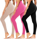 High Waisted Leggings for Women - Soft Athletic Tummy Control Pants for Running Cycling Yoga Workout - Reg & Plus Size MegaBDM