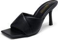 DREAM PAIRS Women’s High Stilettos Heels Mules Open Square Toe Slip On Comfort Sexy Dress Pumps Sandals Evening Party Prom Dance Shoes MegaBDM
