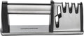 Morphy Richards 4-in-1 Knife Sharpener, Manual Kitchen Sharpener, Stainless Steel Body, Easy Grip Handle, Non-Slip Base, Blade Prep, Sharpening, Honing, Scissor Sharpening, Safe Easy to Use, 868751 MegaBDM
