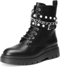 DREAM PAIRS Women's Fashion Platform Combat Boots Lace Up Lug Sole Goth Ankle Booties Shoes MegaBDM