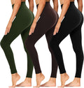 High Waisted Leggings for Women - Soft Athletic Tummy Control Pants for Running Cycling Yoga Workout - Reg & Plus Size MegaBDM