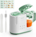 Momcozy AutoMeal Baby Food Maker – One-Step Auto Steam & Blend Food Processor, 450ml Large Cup & 6-Blade Design, Self-Cleaning, Auto 3-Stage Texture Settings for Effortless Homemade Baby Puree MegaBDM