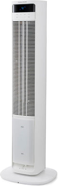 Morphy Richards Flexi Freeze 2 in 1 Air Cooler & 40” Tower Fan with Remote Control, Powerful DC Motor, Water Shortage Detector, 80° Oscillation, 8 Speed Settings, 9 Hour Timer,White, 823501 MegaBDM