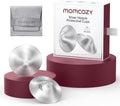 Momcozy 999 Silver Nursing Cups Original Perforated Breathable Design, Nipple Cover for Breastfeeding Essential, Metal Nipple Shields for Nursing Newborn, Regular Size (45 mm) MegaBDM