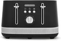 Morphy Richards Illumination 4 Slice Toaster, 7 Toast Settings, Browning Controls, Variable Width Slots, Auto Pop-up, Removeable Crumb Tray, Cord Storage, 1500W, Black, 248020 MegaBDM