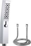All-Metal Handheld Shower Head with Power-Wash Mode | 2 spray modes, side push switch, 70 in tangle-resistant stainless steel hose, easy fitting, chrome MegaBDM