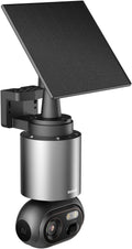 BOTSLAB 4K Security Camera Outdoor Wireless, No Subscription, 360° PTZ Solar Camera, Night Vision, Intelligent Recognition (Requires the Base Station H200 to Operate, Cannot be Used Independently) MegaBDM