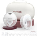 Momcozy M5 Hands Free Breast Pump, Wearable Pump of Baby Mouth Double-Sealed Flange with 3 Modes & 9 Levels, Electric & Portable Pump, 2 Count, Gray MegaBDM