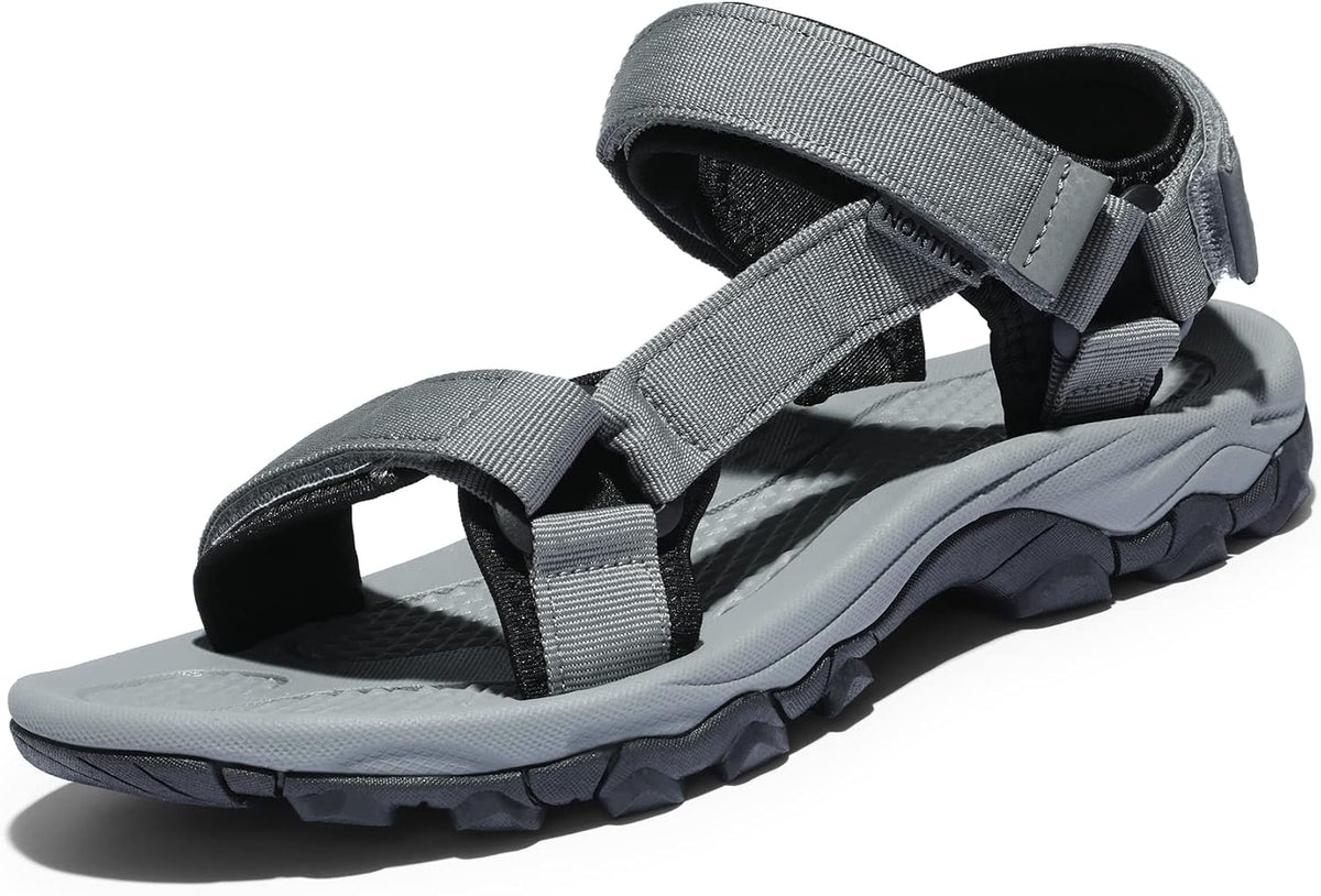 NORTIV 8 Men's Sandals Hiking Sports Lightweight Summer Water Arch Support River Open Toe Athletic Trail Outdoor Walking Sandals MegaBDM