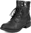 DREAM PAIRS DREAM PAIRS Women's Boots Chunky Heel Ankle Booties Shoes,Size MegaBDM