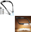 Glocusent Orignal Neck Light & Neck Reading Light, 100Hrs Long Lasting Rechargeable Book Light MegaBDM