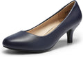 DREAM PAIRS LUVLY Women's Bridal Wedding Party Low Heel Pump Shoes MegaBDM