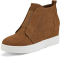 DREAM PAIRS Women's Platform Wedge Sneakers Ankle Booties MegaBDM