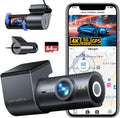 4K Dash Cam Front and Rear with GPS, 64GB SD Card, 5GWi-Fi, Loop Recording | Car Camera with 1.5-Inch IPS Screen, 24H Parking Mode, WDR Night Vision, 170° Wide-Angle Coverage, G-Sensor and App Control MegaBDM
