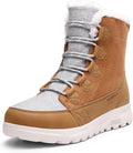 DREAM PAIRS Women's Winter Snow Boots Lace Up Warm Comfortable Faux Fur Lining Outdoor Ankle Booties MegaBDM