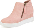 DREAM PAIRS Women's Platform Wedge Sneakers Ankle Booties MegaBDM