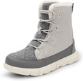 DREAM PAIRS Womens Winter Boots Cozy Faux Fur Anti-Slip Snow Boots Lace Up Comfort Stylish Ankle Booties for Cold Weather City Walk MegaBDM
