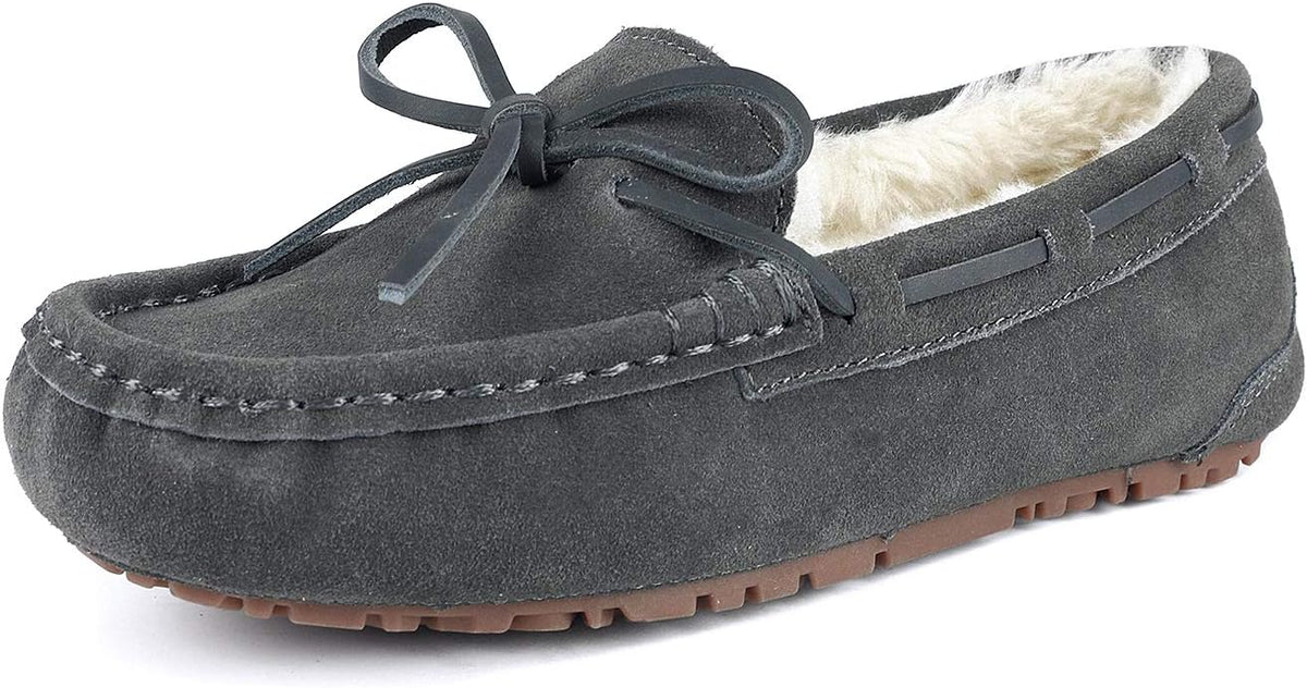 DREAM PAIRS Women's Faux Fur Moccasin Slippers MegaBDM