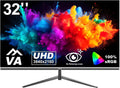Gawfolk 32 inch 4K PC Monitor, UHD 3840 x 2160p 60HZ Computer Monitors VA Screen for Home & Office, Support HDMI 2.0, DP 1.4 MegaBDM