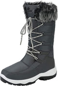 DREAM PAIRS Women's Warm Faux Fur Lined Mid-Calf Winter Snow Boots MegaBDM
