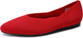 DREAM PAIRS Pointed Toe Flats for Women, Comfortable Dressy Knit Ballet Flats with Arch Support, Women's Dress Shoes for Work Office Business Casual Travel MegaBDM