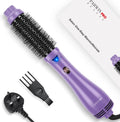 One-Step Hair Dryer Brush, PARWIN PRO BEAUTY Blow Dry Hair Brush, 4 in 1 Hot Brushes for Hair Styling, Drying, Volumizing, Straighten, Negative Ion Care Hot Air Brush, 1000W, Purple MegaBDM