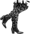 Dream Paris Western Cowboy Boots Over The Knee Western Cowgirl Boots Women Thigh High Boots MegaBDM