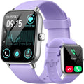 Smart Watches for Women(Answer/Make Call), Alexa Built-in 1.8" HD Ladies Smartwatch with Heart Rate/SpO2/Sleep Monitor, 110+Sports, IP68 Step Counter Fitness Tracker (Purple, S/M/L) MegaBDM