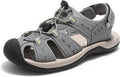 DREAM PAIRS Men's Support Sandals Outdoor Hiking Sandals Closed Toe Athletic Lightweight Walking Comfortable Sandals Water Shoes MegaBDM