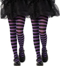MANZI Children's Striped Tights Opaque Striped Pattern Casual Pantyhose For 2-10 Years 2 Pairs MegaBDM