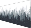 TEKXDD Large Gaming Mouse Mat Pad 800 x 400 mm XXL Keyboard Mouse Pad, Non-Slip Rubber Waterproof Surface, Extended Desk Mat Pad for Office, Game, PC, Laptop, Desk - Tree Pattern MegaBDM