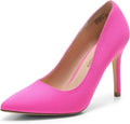 Dream Pairs Women's Closed Toe High Heels Dress Pointed Toe Wedding Pump Shoes MegaBDM