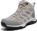 NORTIV 8 Women's Lightweight Hiking Boots | Breathable materials help keep feet cool and comfortable; slip-resistant rubber outsole improves grip on varied terrain. MegaBDM
