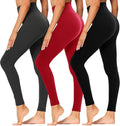 High Waisted Leggings for Women - Soft Athletic Tummy Control Pants for Running Cycling Yoga Workout - Reg & Plus Size MegaBDM