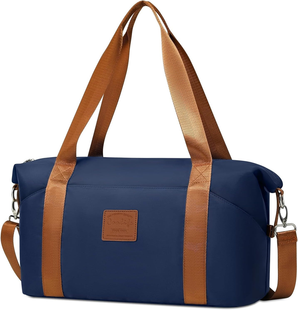 COOLIFE Ryanair Cabin Bags 40x30x20, Cabin Bag with Trolley Sleeve, Travel Holdall Carry-on Hand Luggage, Weekend Bags for Women (Blue) MegaBDM