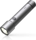 HOTO Flashlight High Lumen, Tactical Flashlight Self Defence, Rechargeable LED Torch with Clip, IP68 Waterproof, 5 Modes, USB-C Charging, Ideal for Emergency/Camping/Hiking/Climbing MegaBDM