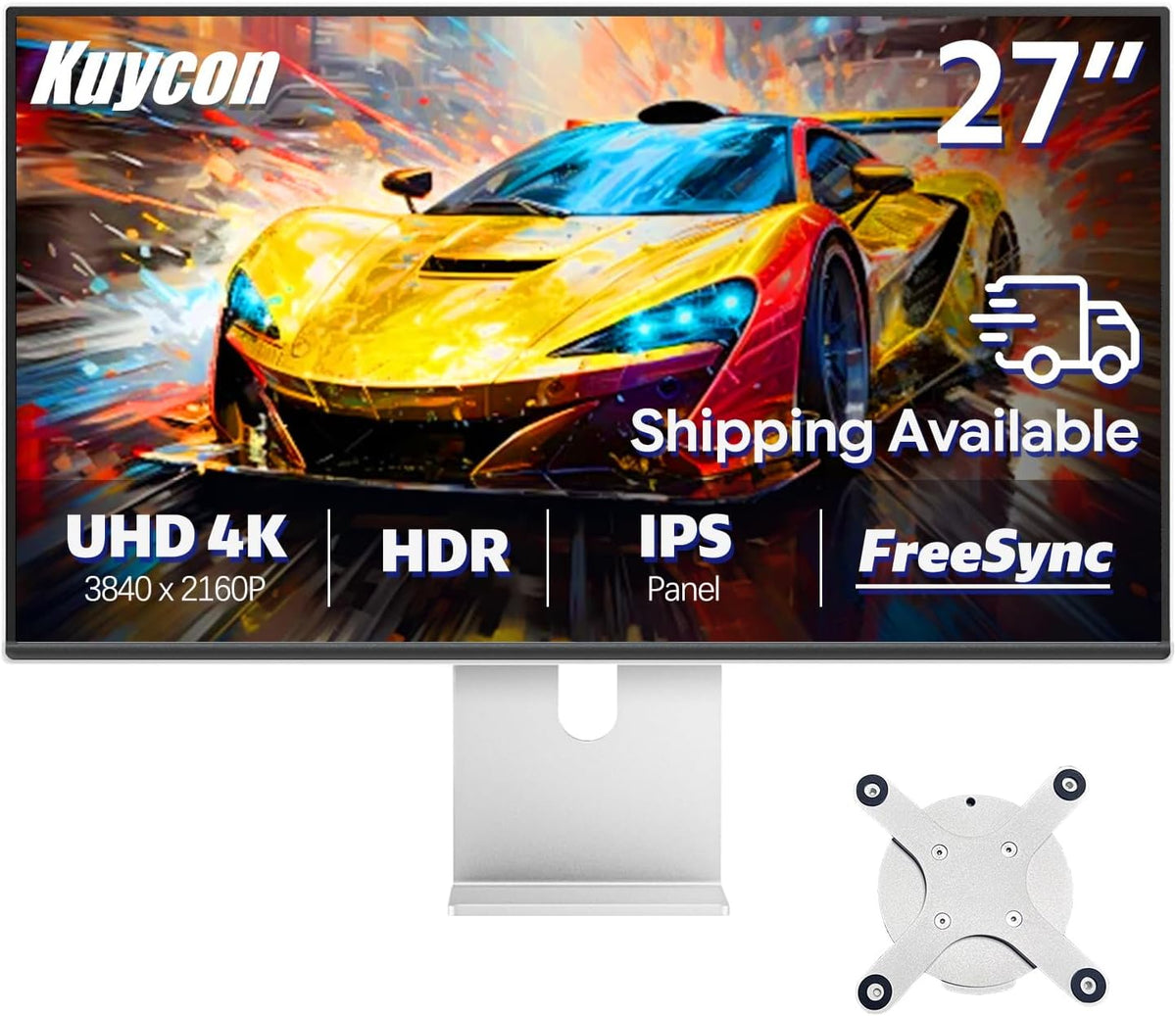 P27L 27 inch FHD (3840 x 2160) 4K Monitor, IPS, 1.07 Billion Colors, 99% sRGB, 8ms, HDR, 1000:1, Eye Care, Anti-Glare MegaBDM