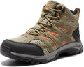NORTIV 8 Women's Lightweight Hiking Boots | Breathable materials help keep feet cool and comfortable; slip-resistant rubber outsole improves grip on varied terrain. MegaBDM