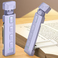 Glocusent 12 LEDs Extendable Book Light, 5 Colors & 5 Brightness, USB-C | Reading Lights for Books in Bed, Up to 100Hrs Runtime, Book Light Clip on Kindle, Eye-Caring Book Reading Light MegaBDM