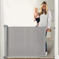 Momcozy Retractable Baby Gate, Mesh Baby Gate or Mesh Dog Gate, 33" Tall,Extends up to 71" Wide, Child Safety Gate for Doorways, Stairs, Hallways, Indoor/Outdoor MegaBDM