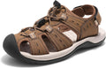 DREAM PAIRS Men's Support Sandals Outdoor Hiking Sandals Closed Toe Athletic Lightweight Walking Comfortable Sandals Water Shoes MegaBDM